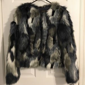 Guess Edra Luxe Fur Coat